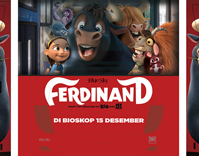 Film Advert On The Bus - Ferdinand Movie 2017