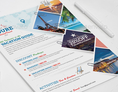 Holiday Travel and Tour Flyer