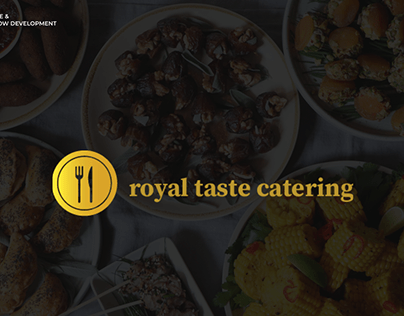 Royal Taste Catering Landing Page| Web Design