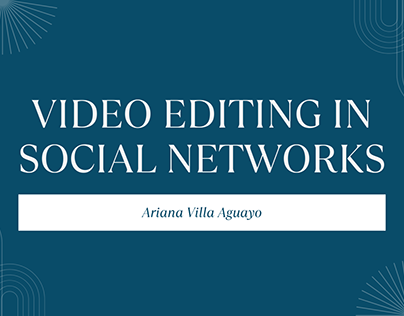 Video Editing in social networks