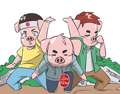 Les 3 Petits Cochons | Illustration + Editorial Design
