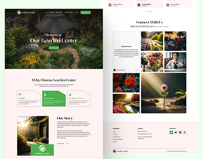 Garden Center - website design