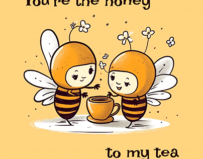 You're the honey to my tea