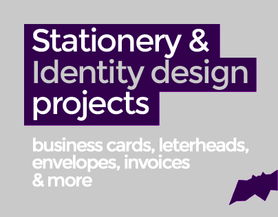 Stationery & Identity design projects
