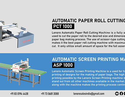 Paper roll cutting and screen printing machine
