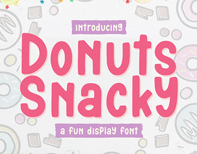 Donuts Snacky - Free Font