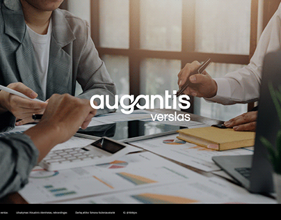 Augantis Verslas visual brand identity