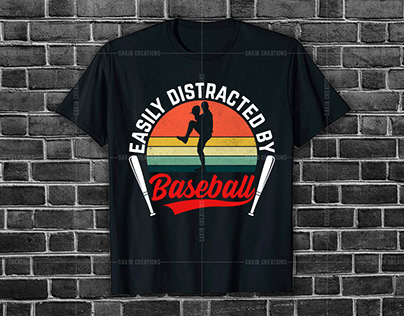 Baseball t shirt design