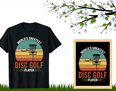 Disc Golf T-Shirt Design