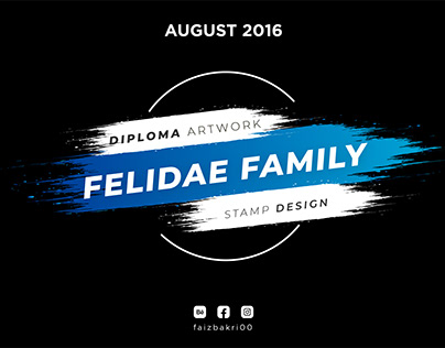 #2 FELIDAE FAMILY: Stamp Design