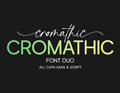 FREE | Cromathic - Font Duo