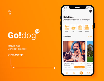 Mobile app | UX UI Go!dog