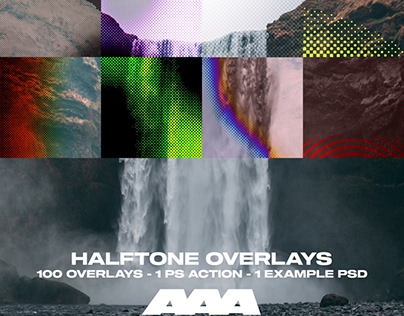 HALFTONE OVERLAYS by AAA