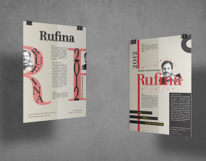 Project thumbnail - Rufina: Typographic poster