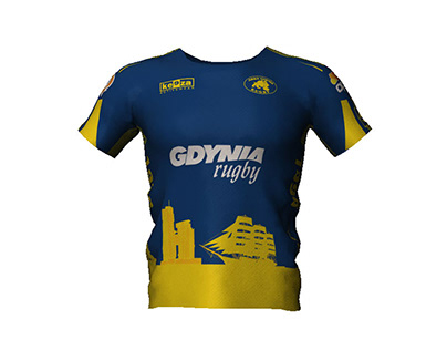 Oficjalna koszulka meczowa Rugby Club Arka Gdynia
