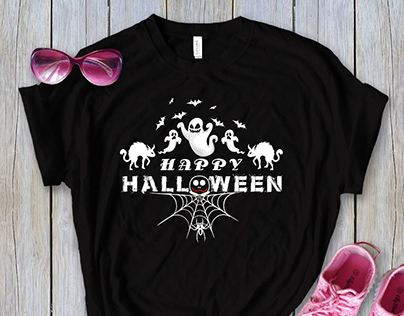 Happy Halloween T-Shirt Design