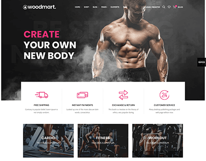 Gym Website for Gymnastics by Woo Commerce