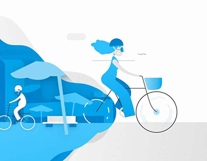 Bicycle Animation Projects | Photos, videos, logos, illustrations and  branding on Behance
