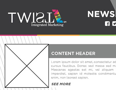 TWIST Independent Marketing E-Newesletter Ideation
