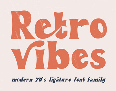 Retro Vibes Brand New Vintage Bold Font