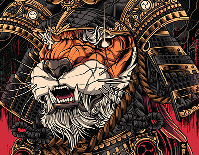 Tiger - Samurai | Illustration