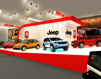 Fiat-Jeep fair stand for expo Motor Show