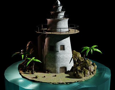 mini - island - lighthouse