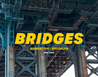 BRIDGES. Between Manhattan & Brooklyn, New York