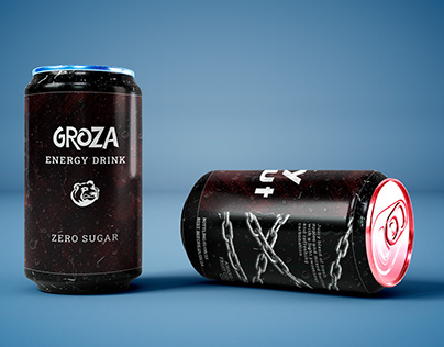 Groza - Energy drink - Branding