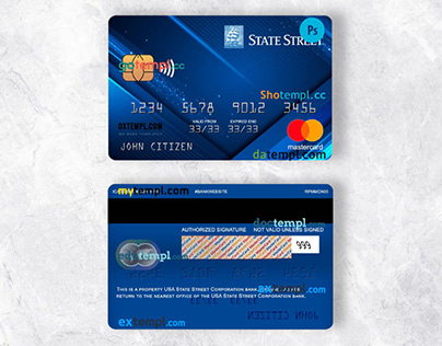 USA State Street Corporation bank mastercard