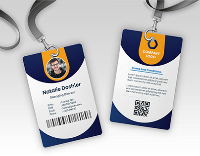 Employee Id Card Design Projects | Photos, Videos, Logos, Illustrations And  Branding On Behance