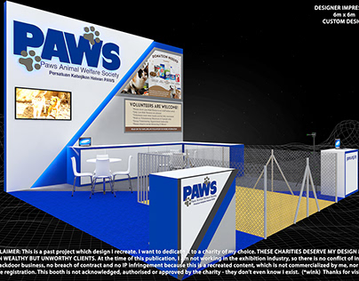 PAWS 6x6 Exhibition Booth