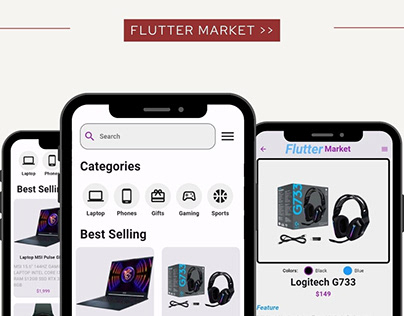 Flutter Market-Online App | Shop App Build with Flutter