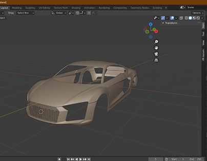 Audi R8 in Progress