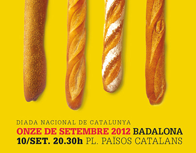 Cartells per la Diada Nacional de Catalunya de Badalona
