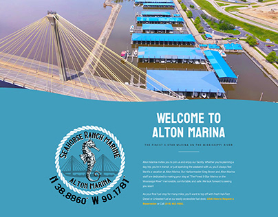 Alton Marina Website Design