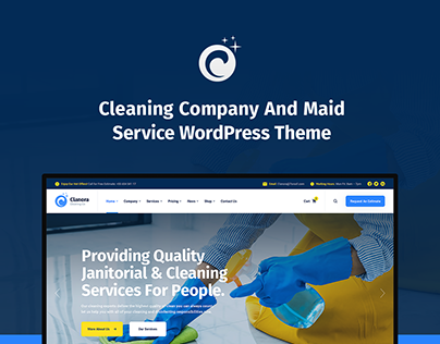 Clanora - Cleaning Services WordPress Theme
