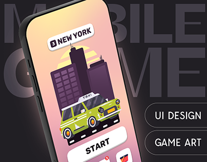 Taxi Rush Game Design / UI Design