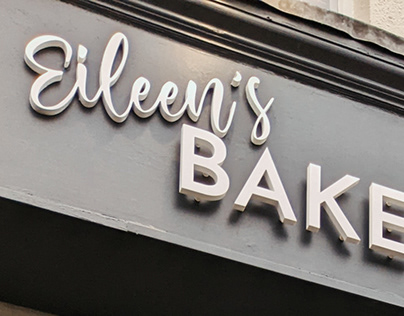 Eileen's Bakes & Brews Signage