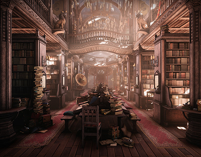 Hogwarts Library Personal Interpretation