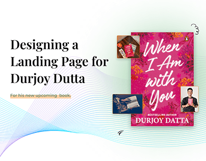 Landing Page Design For Durjoy Dutta - UI/UX design