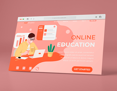 Landing Page Online Education
