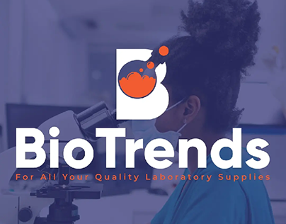 BioTrends logo design