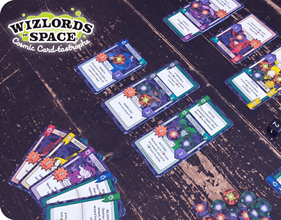 Wizlords in Space: Cosmic Card-tastrophe - Board Game