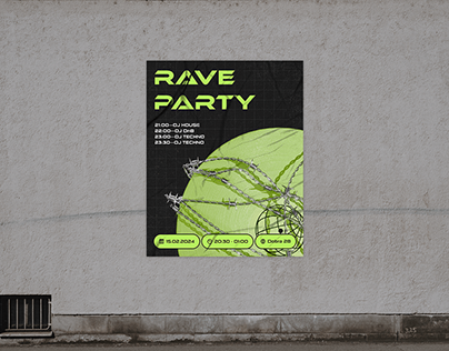 Rave Party Poster