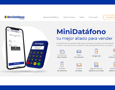Sitio web: MiniDatáfono de Redeban