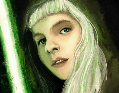 Jedi Aurora - Digital Portrait