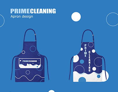Aprons design for a cleaning company