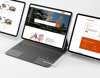 Project thumbnail - Website for Real Estate Company | UI/UX Design | 2024