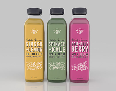Totally Organic Health Juices for Trader Joe's